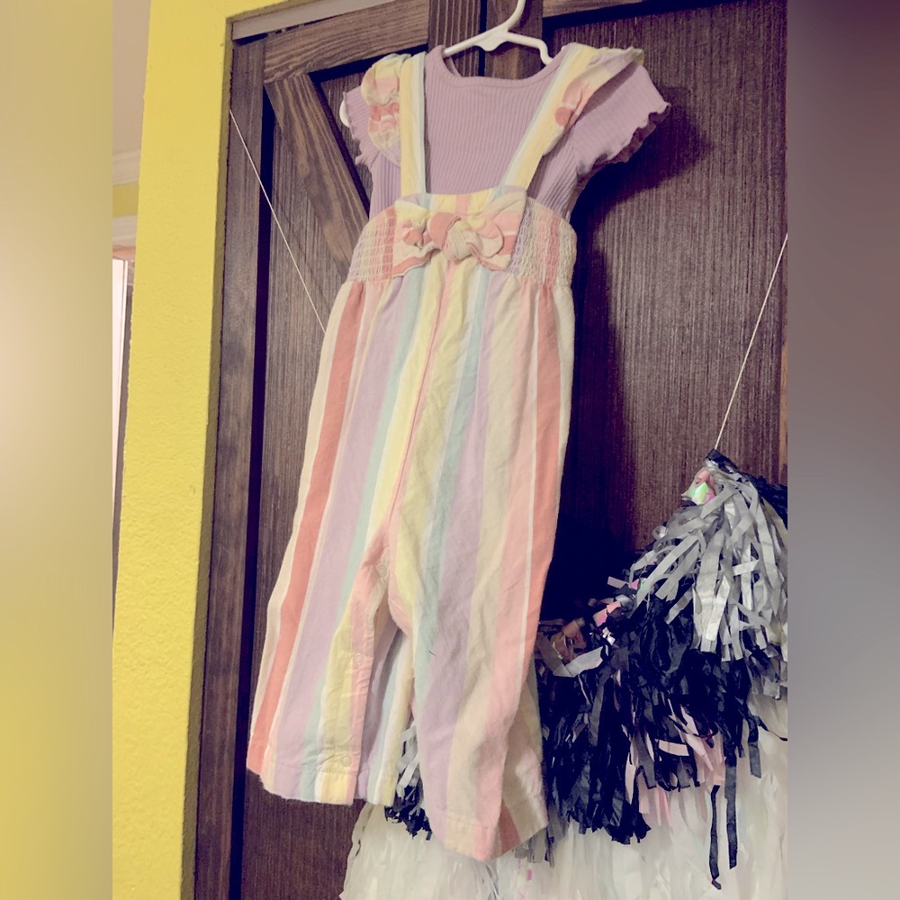 2 piece pastel jumpsuit